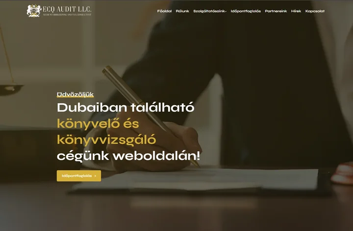 ECQ Dubai - weboldal referencia